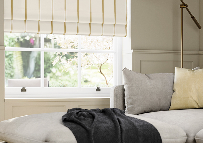 The British Stripe Co. Victoria, Chilterns No.1 - Twist&Fit Roman Blind - Image 5